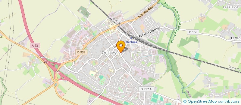 localisation de l'entreprise PEPSIE ORCHIES  ORCHIES