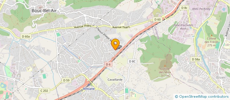 localisation de l'entreprise PEPSOMASY  BOUC-BEL-AIR