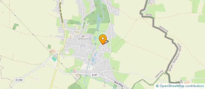 localisation de l'entreprise PEQUIGNOT AURELIEN & ASSOCIES  SEBOURG