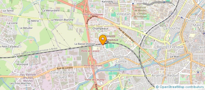 localisation de l'entreprise PEQUIGNOT AVOCAT  RENNES