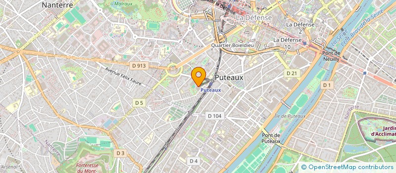 localisation de l'entreprise PER  PUTEAUX