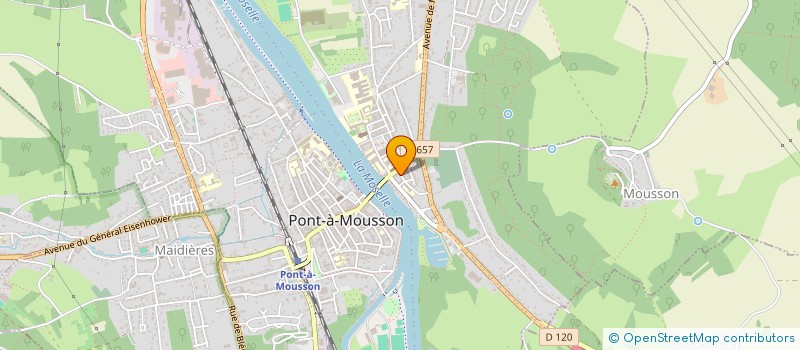 localisation de l'entreprise PER  PONT-A-MOUSSON