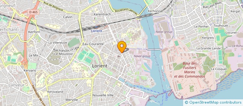 localisation de l'entreprise PER ANN'S COIFFURE à LORIENT