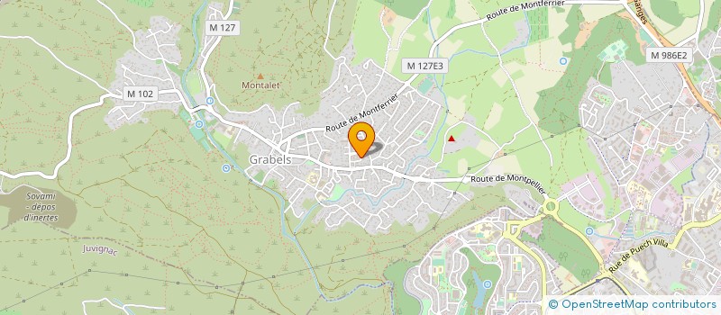 localisation de l'entreprise PER BAST  GRABELS