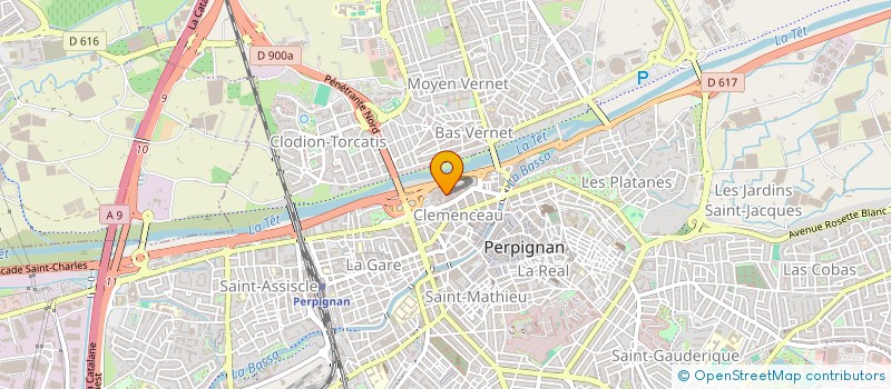 localisation de l'entreprise PER CONSULTING  PERPIGNAN