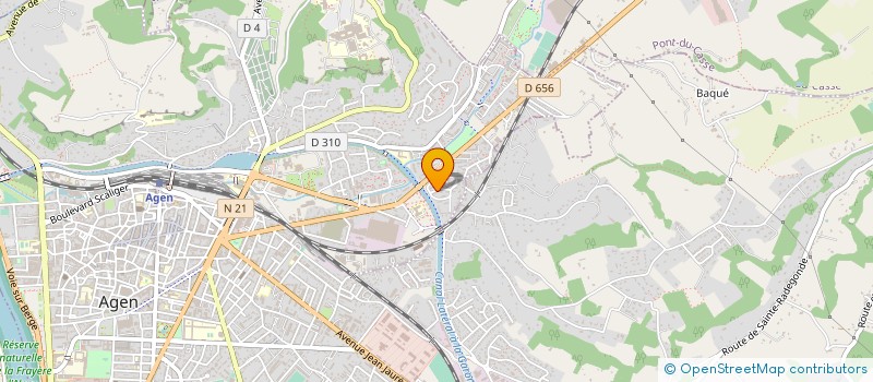 localisation de l'entreprise PER DOMAN  AGEN