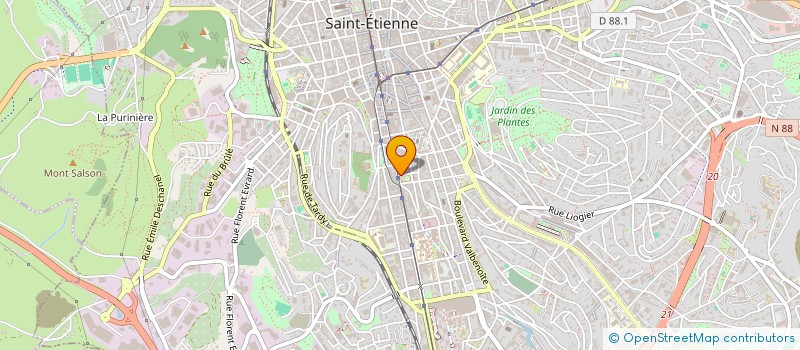 localisation de l'entreprise PER LE? PER LUI  SAINT-ETIENNE