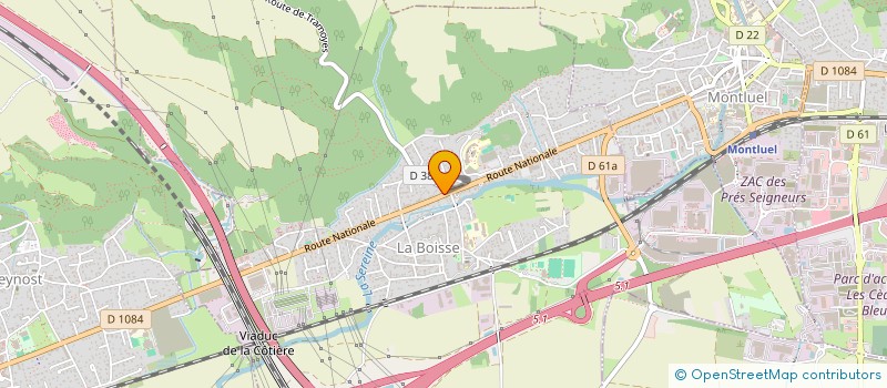 localisation de l'entreprise PER LEI  LA BOISSE