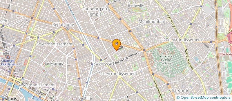 localisation de l'entreprise PER LINE  PARIS