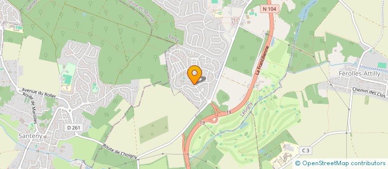 localisation de l'entreprise PER LORO à LESIGNY