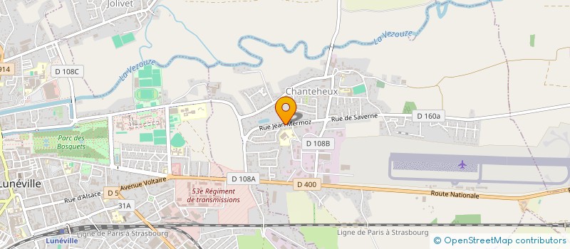 localisation de l'entreprise PER.MA.LINGE  CHANTEHEUX