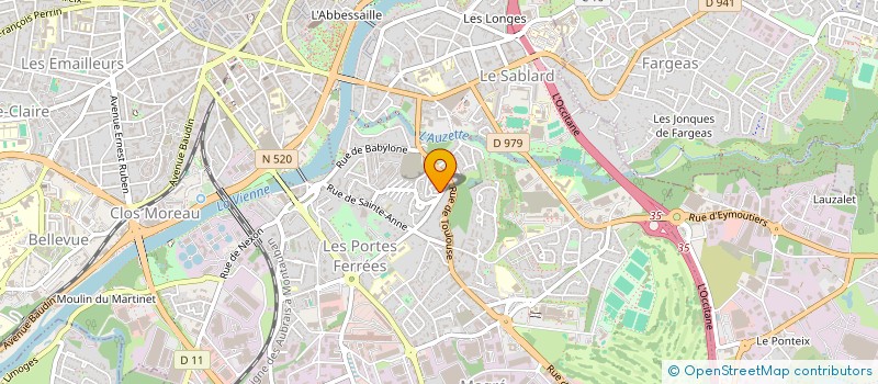 localisation de l'entreprise PER QUE PA PRODUCTIONS à LIMOGES