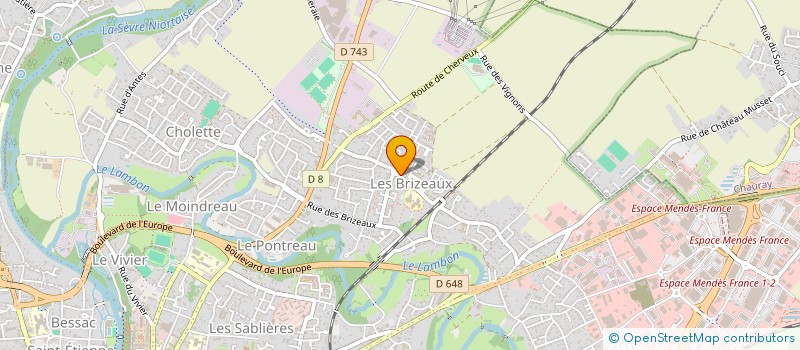 localisation de l'entreprise PER TUTTI à NIORT