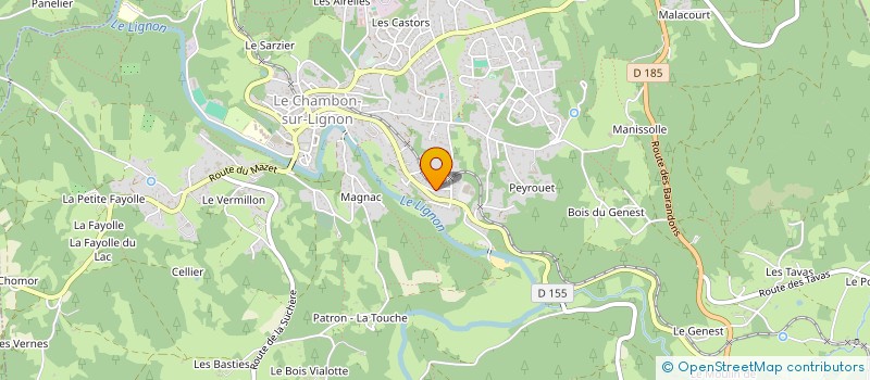 localisation de l'entreprise PERA à LE CHAMBON-SUR-LIGNON