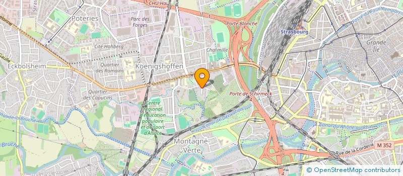 localisation de l'entreprise PERA  STRASBOURG