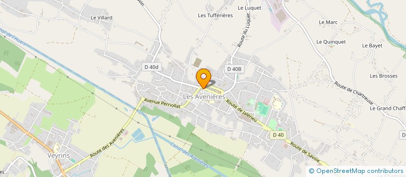 localisation de l'entreprise PERA à LES AVENIERES VEYRINS-THUELLIN