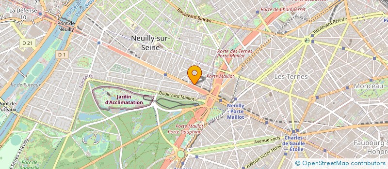 localisation de l'entreprise PERA-CABINET SAUVANT à NEUILLY-SUR-SEINE
