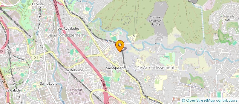 localisation de l'entreprise PERA PAYSAGES à MARSEILLE