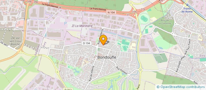 localisation de l'entreprise PERACONSEIL à NOISY-SUR-ECOLE
