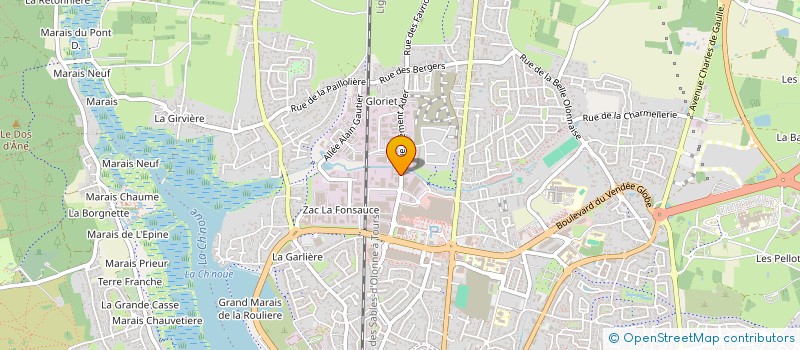 localisation de l'entreprise PERADOTTO à LES SABLES-D'OLONNE
