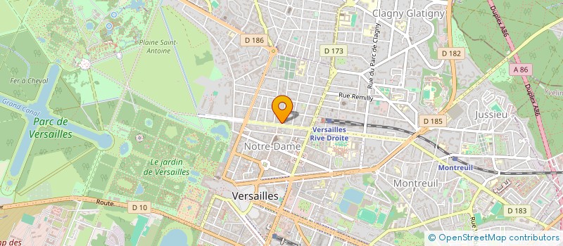 localisation de l'entreprise PERAEQUATIO à VERSAILLES
