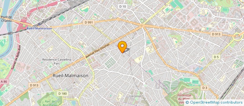 localisation de l'entreprise PERAL GESTION à RUEIL-MALMAISON