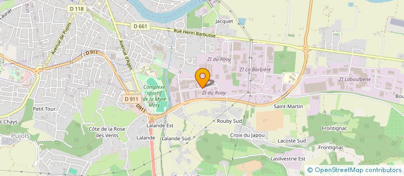 localisation de l'entreprise PERALADA SERVICES à VILLENEUVE-SUR-LOT