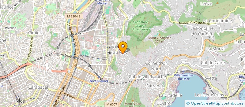 localisation de l'entreprise PERALDI REAL ESTATE à NICE