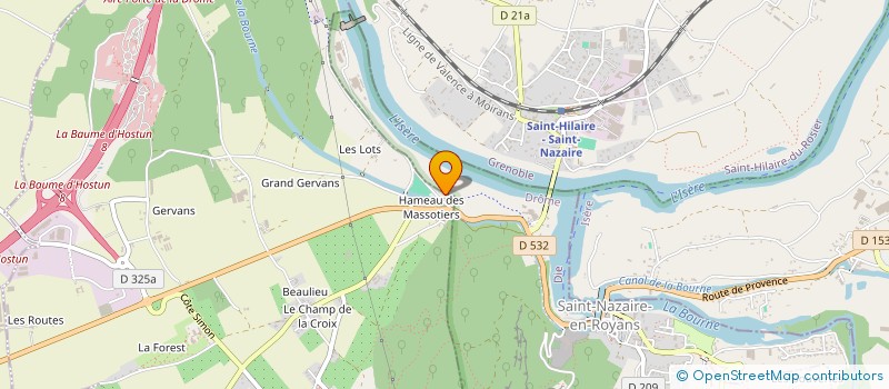 localisation de l'entreprise PERALFA HOLDING  SAINT-NAZAIRE-EN-ROYANS