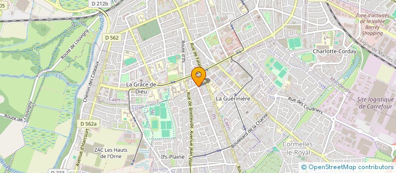 localisation de l'entreprise PERAMBULATIONS  SAINT-VIGOR-LE-GRAND