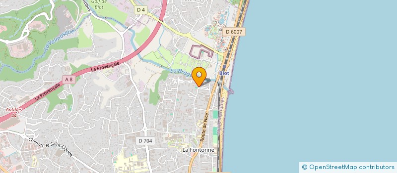 localisation de l'entreprise PERAMO GESTION SCI à ANTIBES