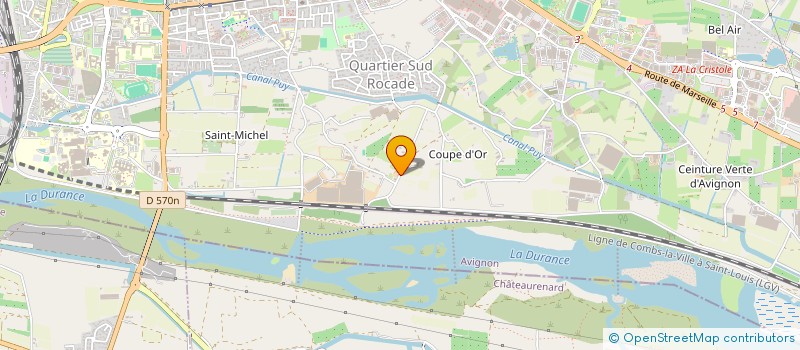 localisation de l'entreprise PERANAU  AVIGNON