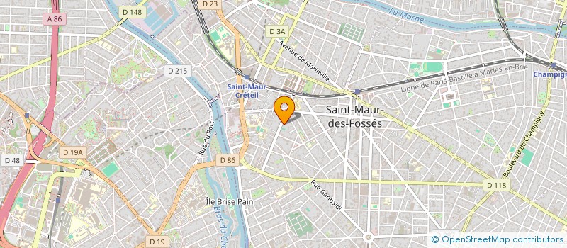 localisation de l'entreprise PERANSI à SAINT-MAUR-DES-FOSSES