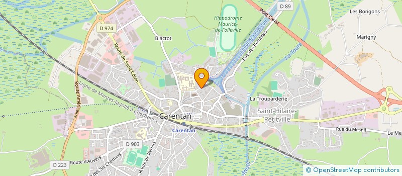 localisation de l'entreprise PERARBEN  CARENTAN-LES-MARAIS