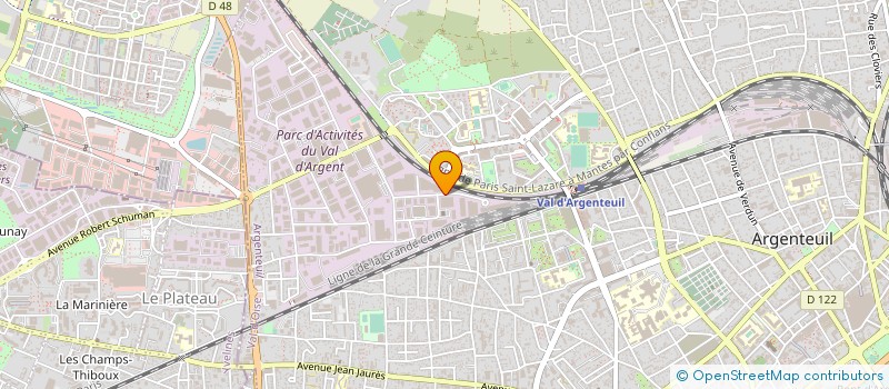 localisation de l'entreprise PERASOL  SAINT-GRATIEN