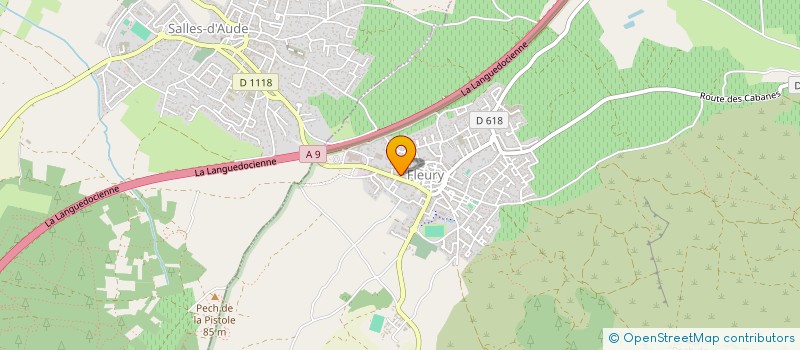 localisation de l'entreprise PERAUDE  FLEURY