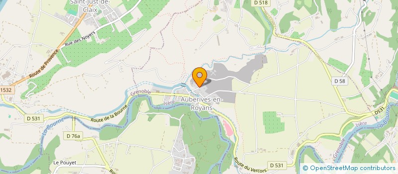 localisation de l'entreprise PERAZIO SAS  AUBERIVES-EN-ROYANS