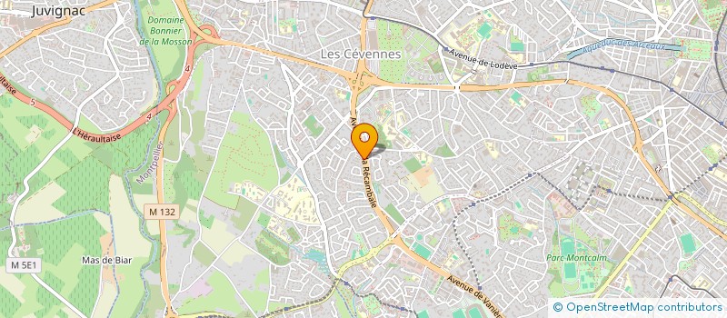 localisation de l'entreprise PERAZUR  MONTPELLIER