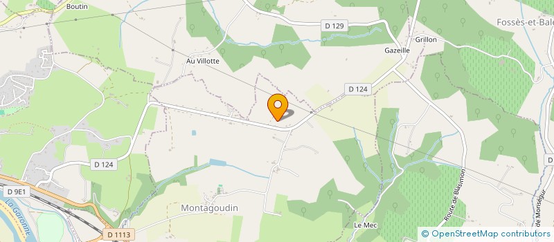 localisation de l'entreprise PERAZZA  MONTAGOUDIN