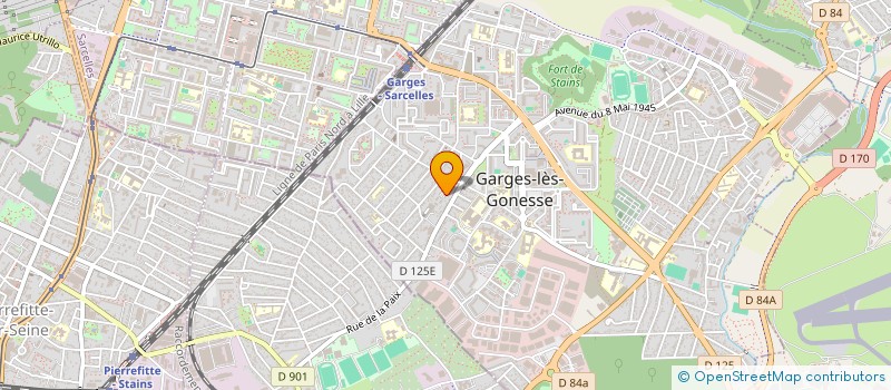 localisation de l'entreprise PERBAT  GARGES-LES-GONESSE