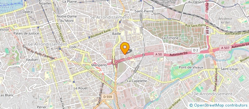 localisation de l'entreprise PERBEL à MARSEILLE