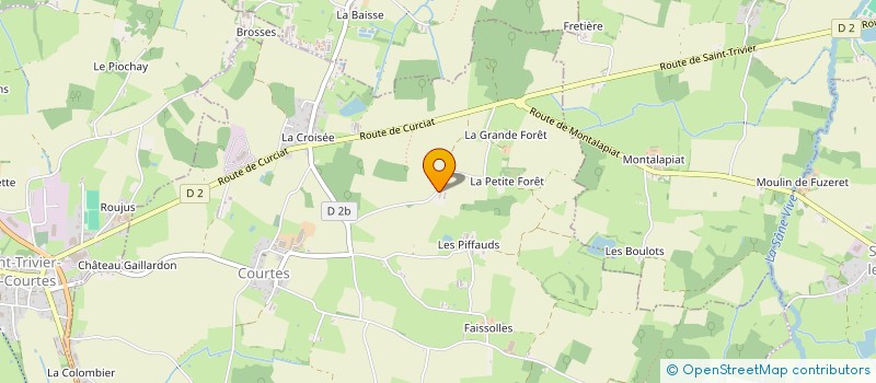 localisation de l'entreprise PERBRUN  COURTES