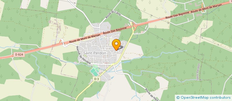 localisation de l'entreprise PERCALAM  SAINT-PERDON