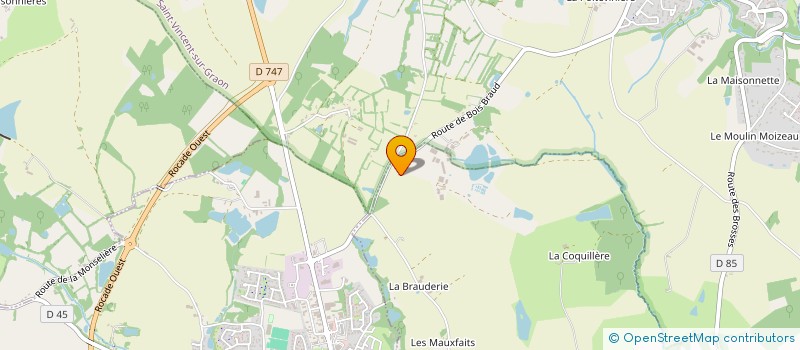 localisation de l'entreprise PERCASSANDRE VENDEE AQUACULTURE  LE GIVRE