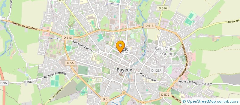 localisation de l'entreprise PERCAVAL  BAYEUX