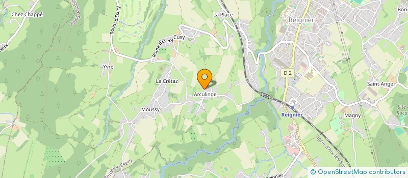 localisation de l'entreprise PERCE OREILLE EVENEMENTS à REIGNIER-ESERY