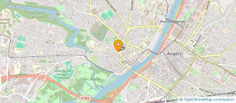 localisation de l'entreprise PERCEIS à ANGERS