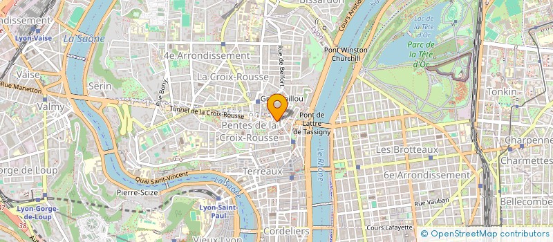 localisation de l'entreprise PERCEOS à LYON