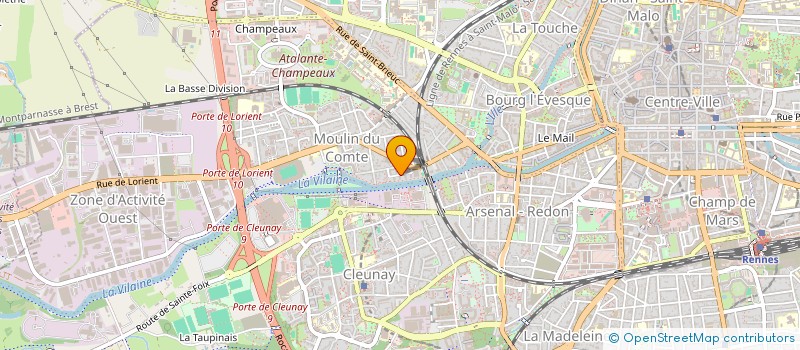 localisation de l'entreprise PERCEPT  RENNES