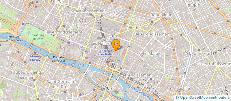 localisation de l'entreprise PERCEPT PERC ETUDE RECH COM EXPL PRO TER à PARIS